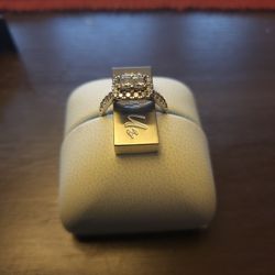 Ever Us 7/8 Carat 2 Stone Halo Ring