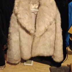 Faux Fur Coat  / Pinkish,  Purple