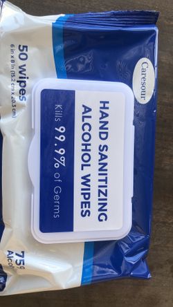 Sanitizer wipes 50 packs