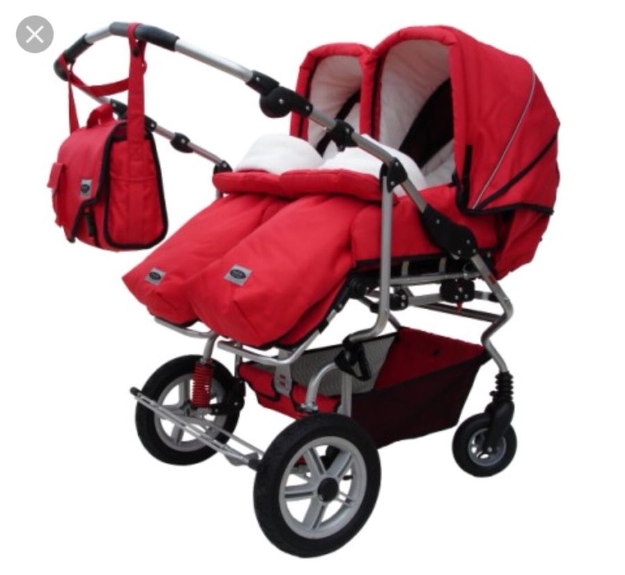 Air spider duo twin stroller