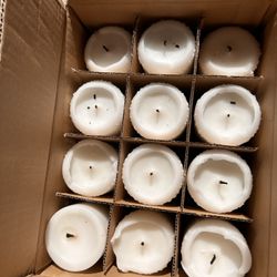32 Used Pillar Candles