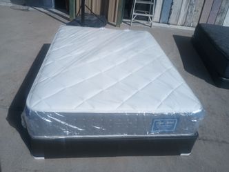 New full size mattress and box spring