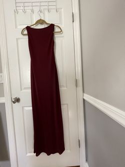 Laundry By Siegel Full Length Cranberry Dress Size 2