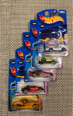 *2002 NOS Hot Wheels CARBONATED CRUISERS series of 5