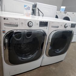 💢💢LG SET STEAM WASHER AND ELECTRIC DRYER JUMBO 💯 