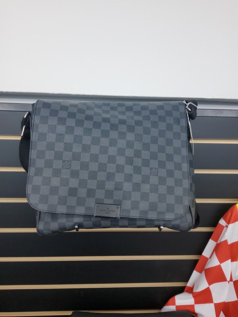 Louis Vuitton Graphite District Crossbody Bag 