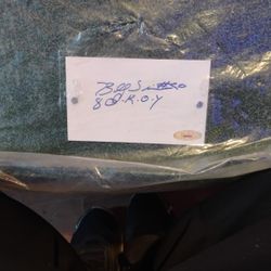 Billy Sims 1980 R.O.Y Autograph And A Piece Of Ford Field Turf 12 X 16