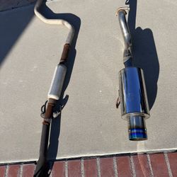 94-01 Acura Integra GS-R OEM Exhaust Midpipe + Aftermarket Muffler