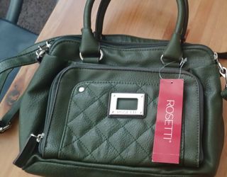New Rosetti Olive Green Crossbody Purse