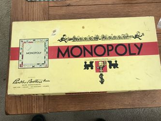Original 1954 Monopoly Game!