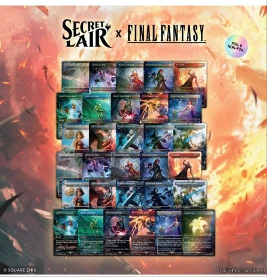 MTG Final Fantasy Secret Lair Foil + Non-foil English Bundle