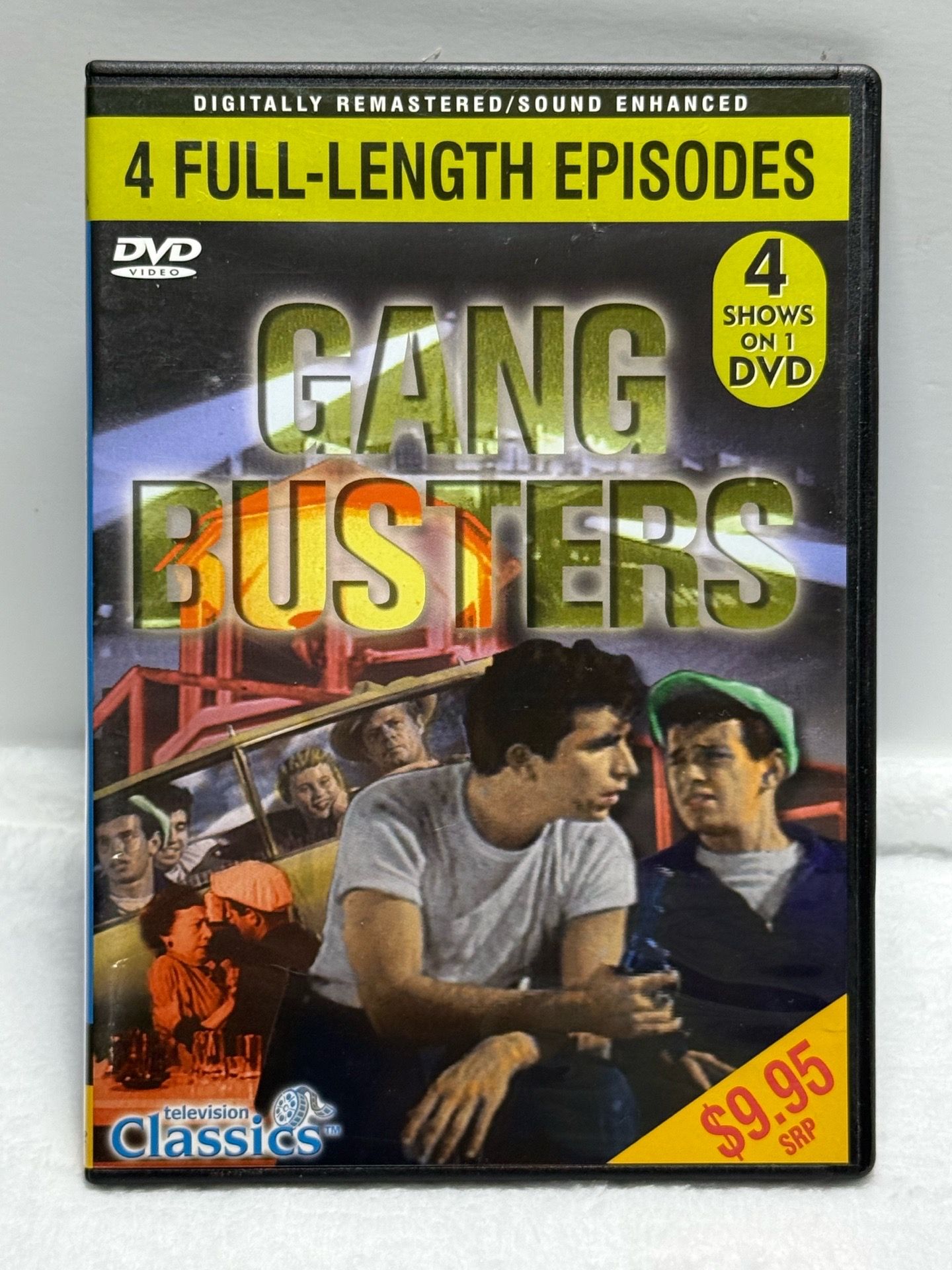 Gang Busters TV Show DVD Chester Morris 1952 Crime Drama | Digitally Remastered