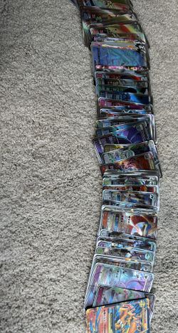 70 Fake Pokémon Cards (Rainbow Rare, Full Art GX, Ultra Rare GX , EX V, VMax , Single Strike And Rapid Strike)