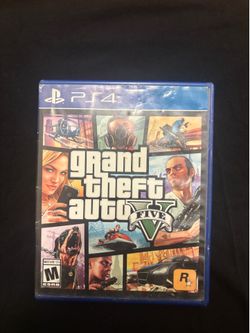 GTA V PS4 disc (with the case)