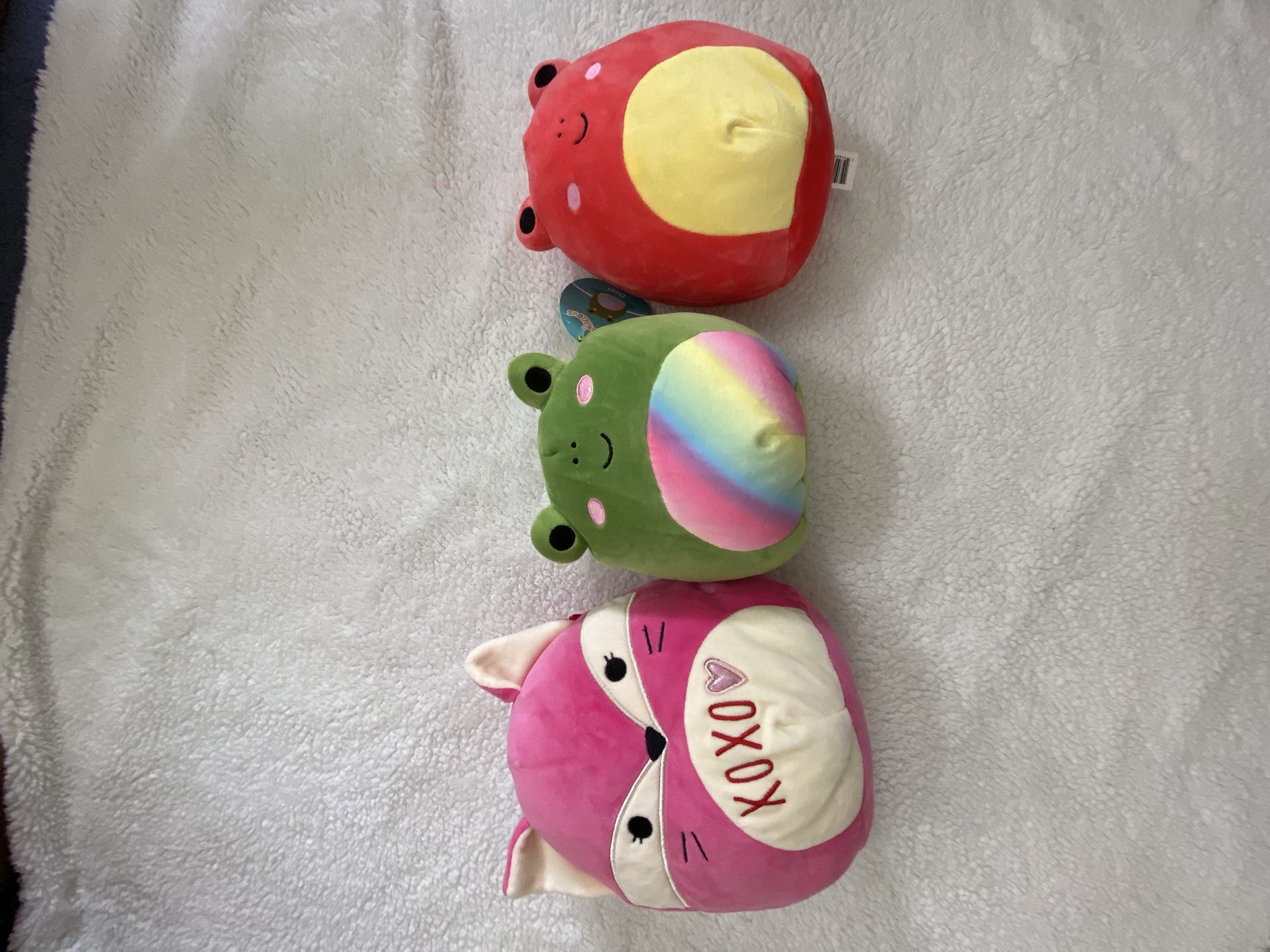 Three Squishmallows Plushies