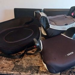 Booster Seats .Graco ($18),cosco ($8),Harmony($13)