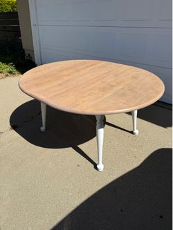 Refinished Maple Dining Table