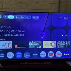 55” TCL Smart Tv 