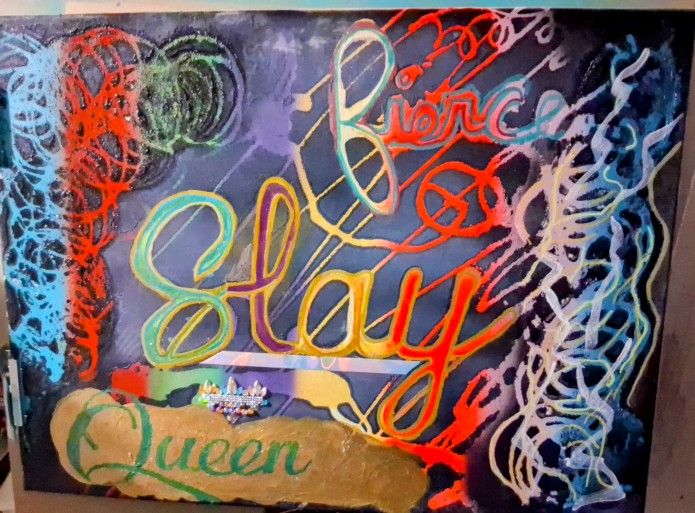 Girl Power Slay Painting