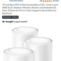 TP-Link Deco WiFi 6 Mesh System