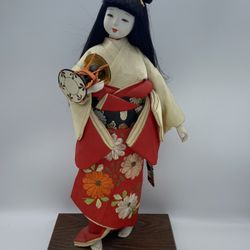 Vintage Japanese Porcelain Geisha Doll