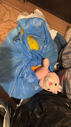 Free bag of plushies and teddy bears