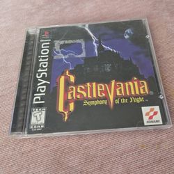 Castlevania Symphony Of The Night Playstation 1 Video Game 