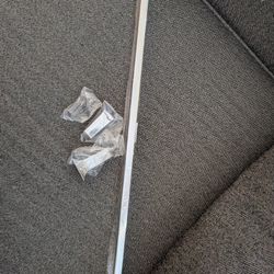 24" Polished Chrome Towel Bar and Posts