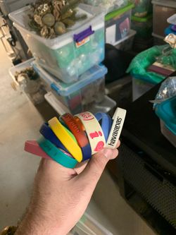 Rubber Bracelets all together in bundle for one price
