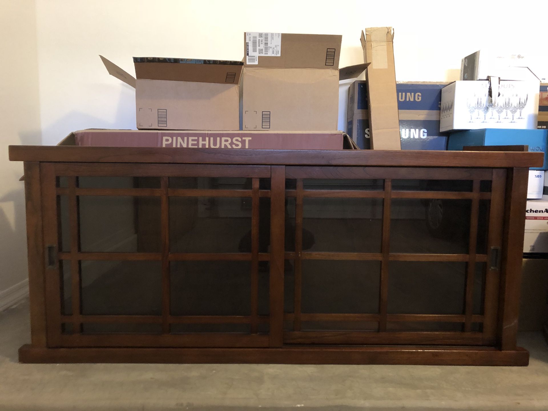 Beautiful Arhaus Bookcase Media Cabinet Console 71 Inch For Sale In Scottsdale