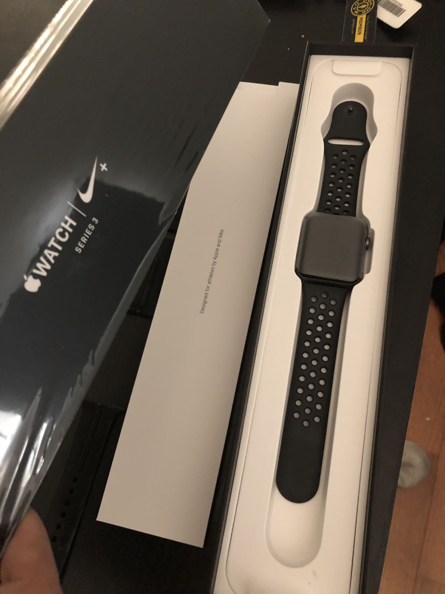 BRAND NEW! (Open box) Apple Watch Series 3 Nike+ 42mm Case - Space Gray