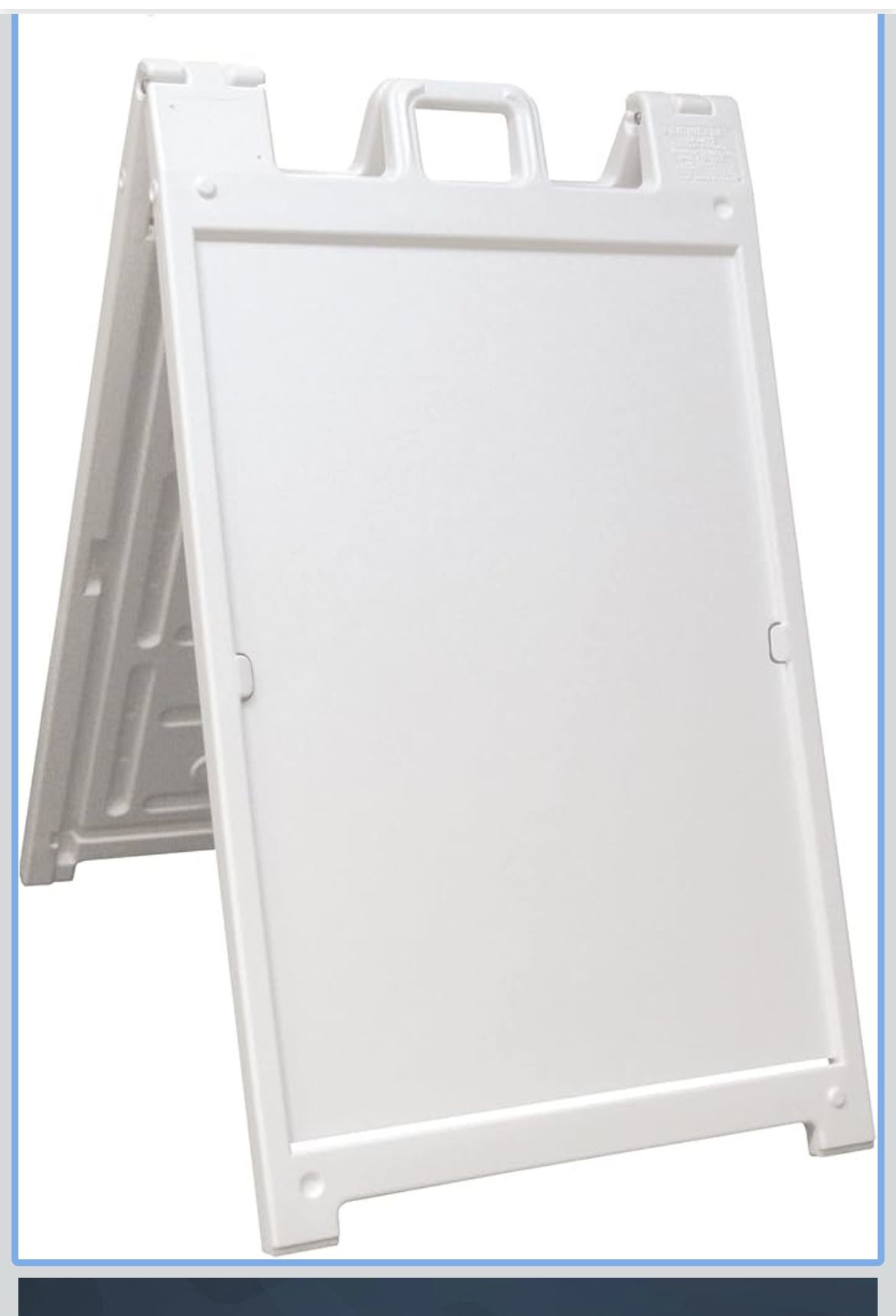 White - A Frame 24”x36”