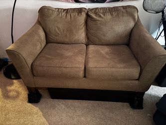 Brown Love Seat