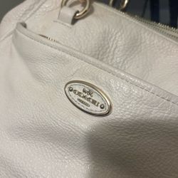 Coach cream and gold vintage bag