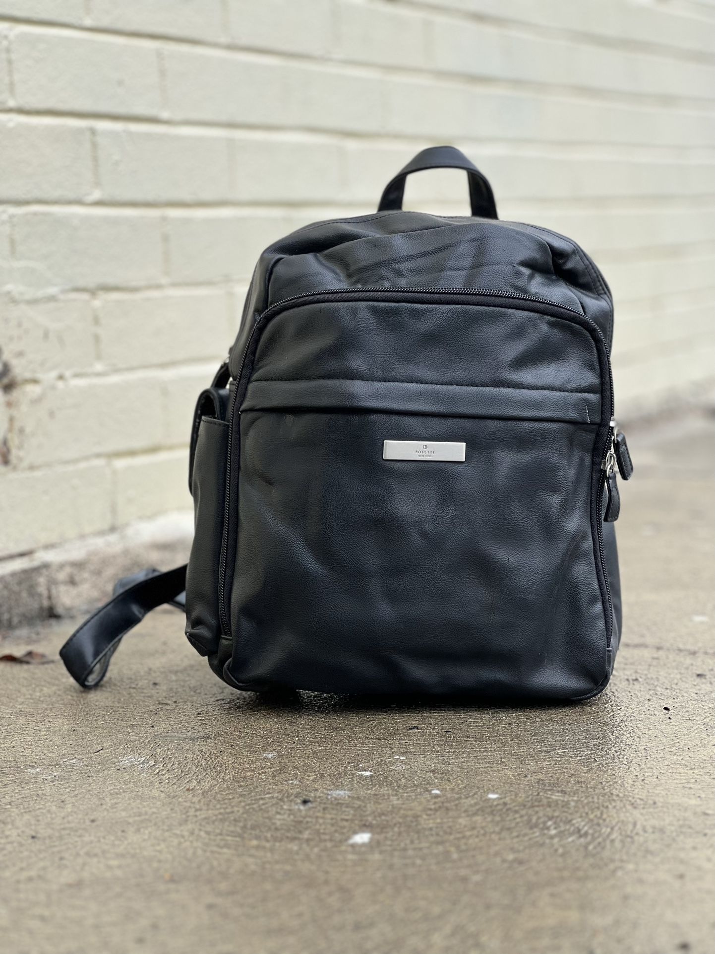 Vintage Woman’s Leather Backpack