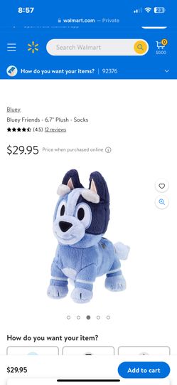 Bluey Socks Plush