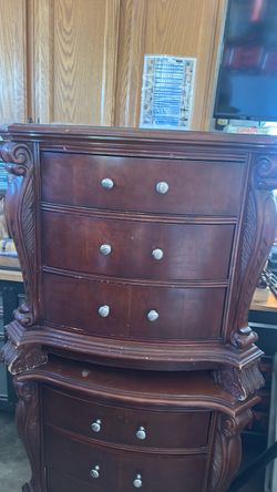 Three drawer matching nightstands
