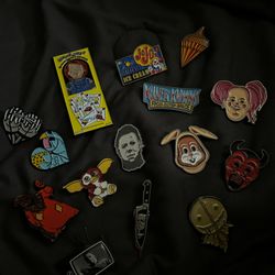 Assorted horror pins lot