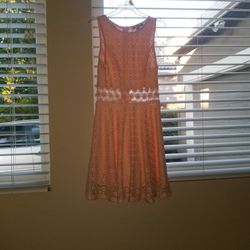 Light Pink Flower Dress For Kids