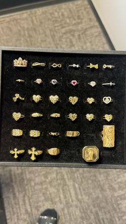 Gold rings