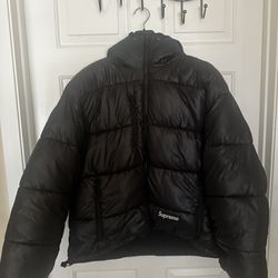 Supreme Reversible Hooded Puffer Goretex Windstopper Primaloft Jacket Size Large 