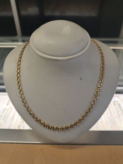 10ksolid gold necklace 37.1 grams 26 Long layaway available 10% Dwon if you interested please make sure you ask for Maribel thank you