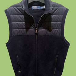 Men’s Polo Ralph Lauren Sweater/Puffer Vest Size Medium