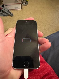 iPhone SE 1st gen mini apple iCloud locked to owner for parts good screen turns on