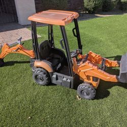 Kids Toy Excavator Ride Bike Yard Toy