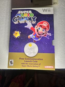 Wii Super Mario Galaxy Launch Coin