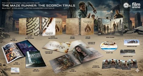 MAZE RUNNER: THE SCORCH TRIALS (Blu-ray) STEELBOOK FULLSLIP FILMARENA BRAND NEW