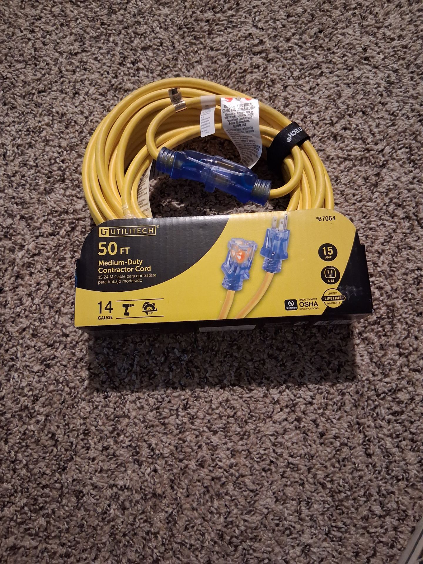 Medium duty cord