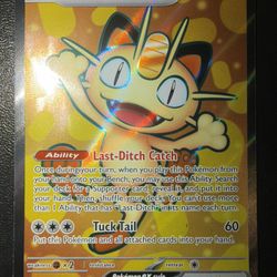 Pokemon Meowth Ex #107 Full Art
