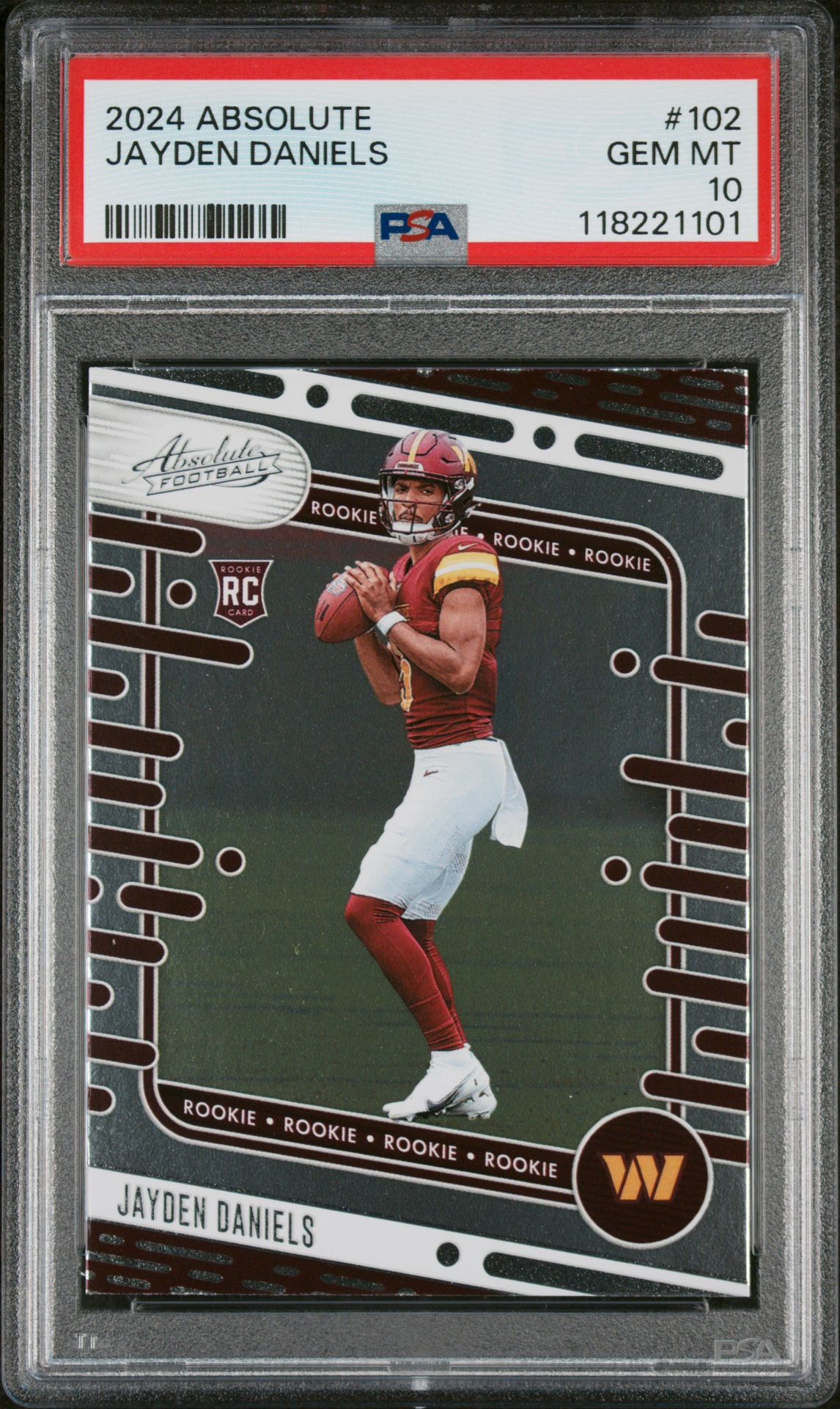 Jayden Daniels Absolute Rookie PSA 10 